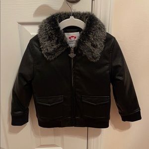 NWT Appaman toddler boy faux leather jacket
